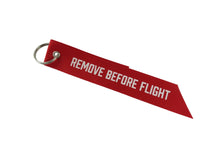 Load image into Gallery viewer, Remove Before Flight Keychain Tag Label