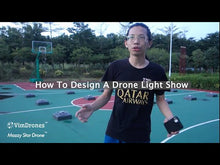 Load and play video in Gallery viewer, Vimdrones Drone Light Show Ready-To-Fly 10-drone Package
